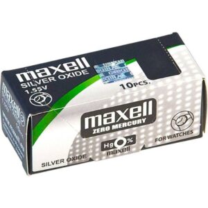 PILA 390 MAXELL Óxido Plata SR1130SW 1,55V Relojes