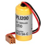 PILA LITIO BR2/3A 3V/1400mAh Terminales Cables Conector