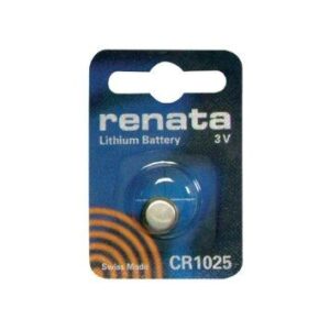 PILA LITIO CR1025 3V/38mAh RENATA Tipo Botón