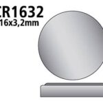 PILA LITIO CR1632 RENATA 3V/125mAh libre Mn02