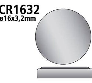 PILA LITIO CR1632 RENATA 3V/125mAh libre Mn02