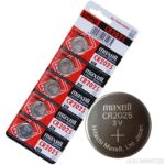 PILA LITIO CR2025 MAXELL 3V/180mAh  (Blíster 5 Pilas)