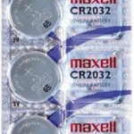 PILA LITIO CR2032 MAXELL 3V/220mAh (Blíster de 5 Pilas)