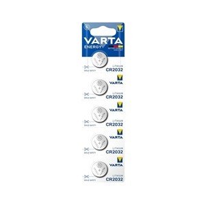 PILA LITIO CR2032 VARTA 3V/220mA (Blíster de 5 Pilas)
