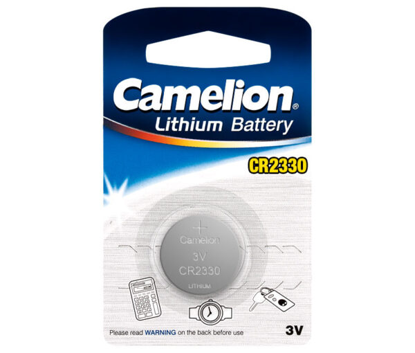 PILA LITIO CR2330 3V/250mAh Camelion (Blister 1 pila)