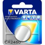 PILA LITIO CR2450 VARTA 3V/500mAh (Blíster 1 Pila)