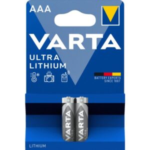 PILA LITIO LR3/AAA VARTA 1.5V (Blister 2 pilas) 6103301402