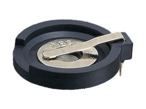 Portapila Boton Horizontal CR2016 CR2025 CR2032