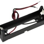 Portapila MR 18650 con cables de 150mm para 1 pila