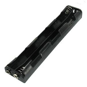Portapilas R06x6 con Broche   6 pilas AA