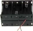 Portapilas R06x6 con Cables   6 pilas AA