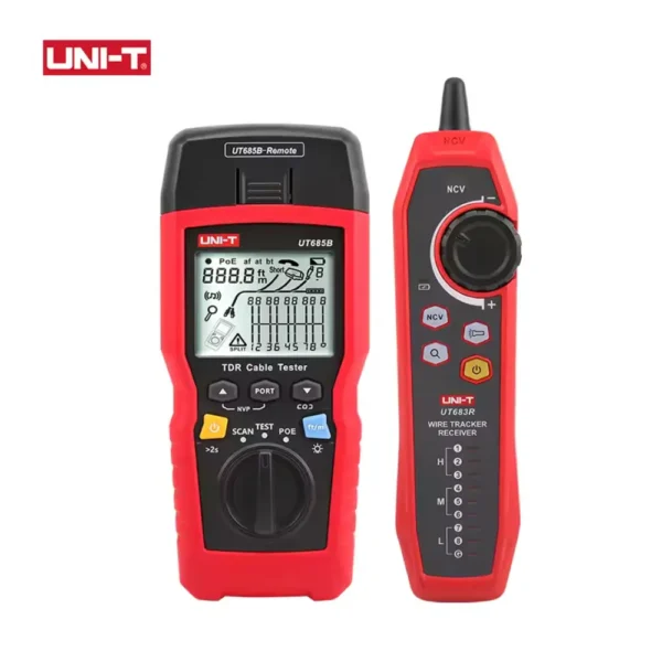 Probador Cableado LAN  display LCD 2,8 UT685BKIT