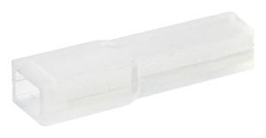 Funda Terminal Faston Hembra 2,8mm entrada trasera BLANCO (100 unidades)