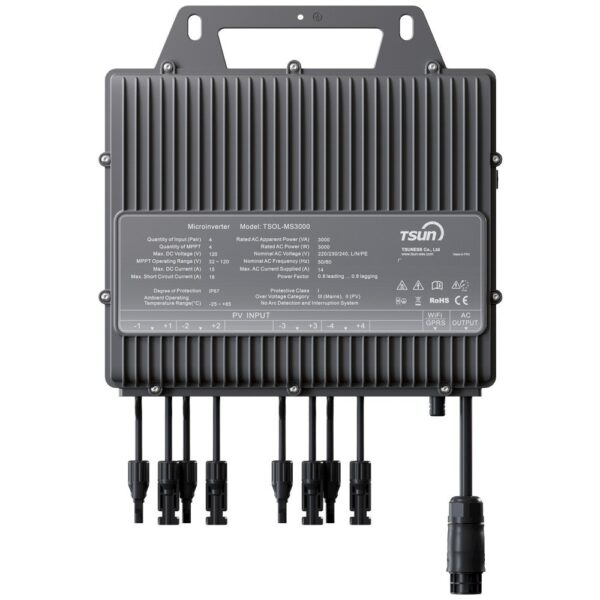 MicroInversor Solar 3000W TSUN