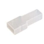 Funda Terminal Faston Hembra 6.3mm NATURAL (100 Uds.)