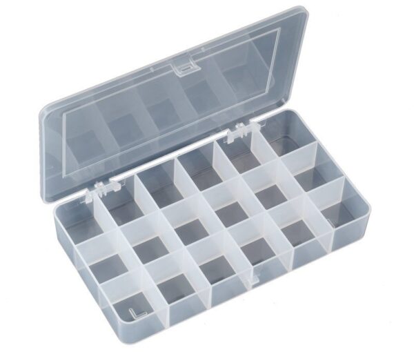 Caja Clasificadora 18 Departamentos 210x119x32mm  CM052