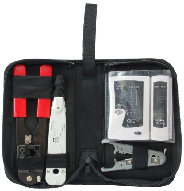 Kit Crimpadora Tester Red Herramientas Redes Informaticas EQUIP