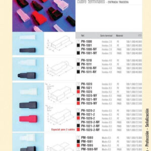 Funda Terminal Faston Macho 6.3mm ROJO