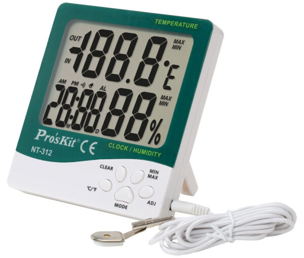 Medidor Temperatura y Humedad Exterior PROSKIT NT-312