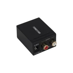 Conversor Audio Digital Toslink a Analogico RCA FONESTAR FO-37DA