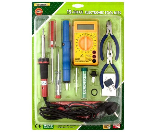Kit Soldador y Multimetro Aprendizaje estudiantes FP I/FP II (ZD-920D)