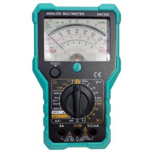 Multimetro Analogico 600VAC/DC, 6ADC/AC, 20Mohm