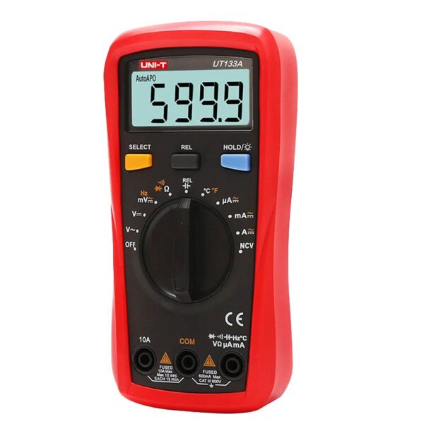 Multimetro Digital Autorango AC/DC 10A 600V UNI-T UT133A