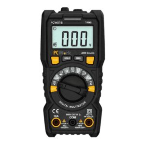 Multimetro Digital TRUE RMS 600V/DC/AC 10A/DC/AC 40Mg PCWorK