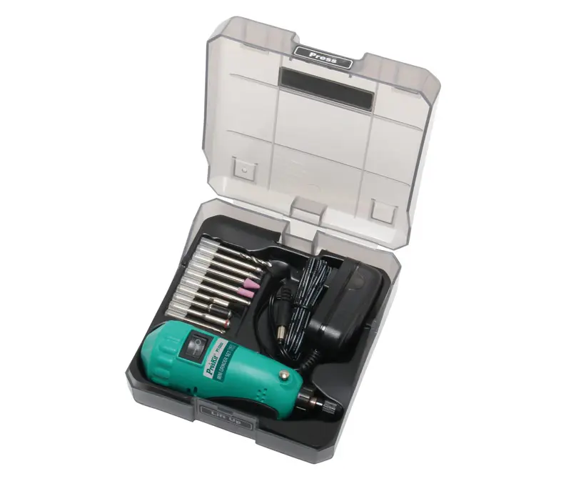 Taladro Mini Amoladora 18V 19 accesorios HRV5202