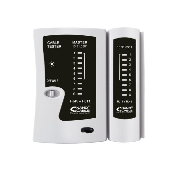 Tester Red RJ11 RJ12 RJ45 NANOCABLE