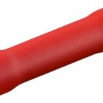 Terminal Empalme Redondo Cable 0,25-1,65mm ROJO (100 unidades)