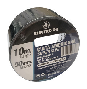 Cinta Americana SUPER TAPE 50mmX10m NEGRA DH