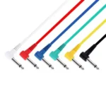 Juego 6 Cables JACK 6,3mm MONO 0,60m ADAM