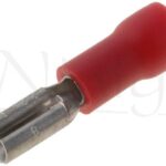 Terminal Faston Hembra 2,8mm Preaislado ROJO (100 Uds.)