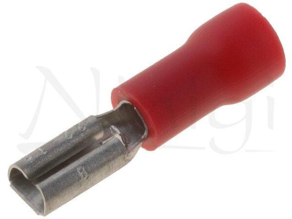 Terminal Faston Hembra 2,8mm Preaislado ROJO (100 Uds.)