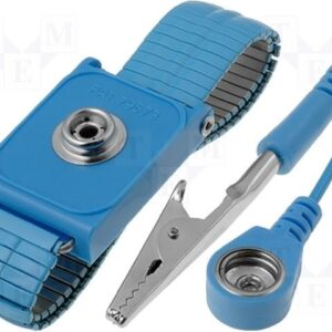 Pulsera Antiestatica ESD con cable y pinza regulable ZD-152B-ESD