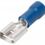 Terminal Faston Hembra 4,8mm 0,5mm SemiAislado AZUL (100 unidades)