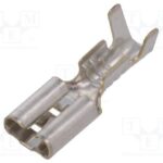 Terminal Faston Hembra 4,8mm 0,8mm sin Aislar (100 unidades)
