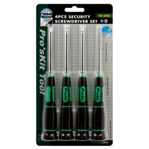 Juego Destornilladores Seguridad tipo Spanner (4 piezas)
