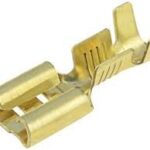Terminal Faston Hembra 6,3mm con Reten sin Aislar 14327-00 (100 Uds)
