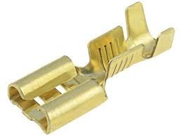 Terminal Faston Hembra 6,3mm con Reten sin Aislar 14327-00 (100 Uds)
