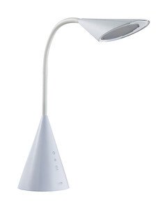 Flexo Lampara Led Sobremesa 8W Ajustable BLANCA