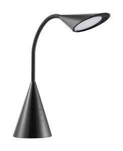 Flexo Lampara Led Sobremesa 8W Ajustable Negro