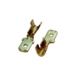 Terminal Faston Macho 4,8mm Sin Aislar Dorado (100 Uds)
