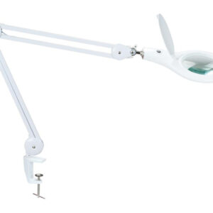 Lupa Flexo Luz LED 56Leds Fijacion Mesa BLANCA (5 diotrias)