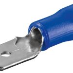 Terminal Faston Macho 6,3mm Preaislado AZUL (100 uds.)