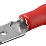 Terminal Faston Macho 6,3mm Preaislado ROJO