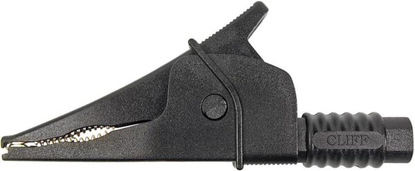 Pinza Cocodrilo Aislado 20Amp 1KV color NEGRO