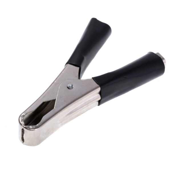 Pinza Cocodrilo Preaislada 50Amp NEGRA