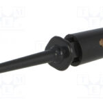 Pinza de Prueba de Gancho 0,3Amp color NEGRO